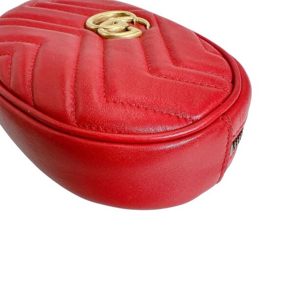 Gucci Body Bag GG Marmont Body Bag Red - Picture 5 of 15